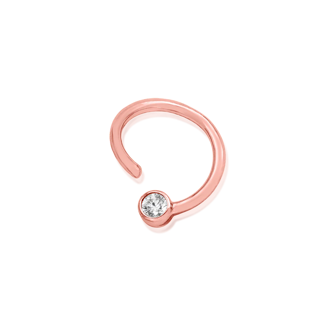 FIXED CZ BEAD RING - SEAM RING *PRE-ORDER* Junipurr Jewelry