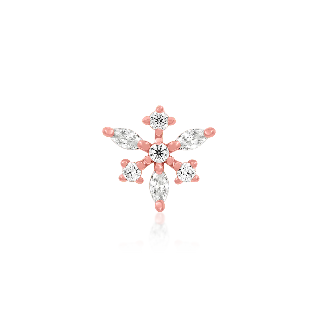 SNOWFLAKE-ANNA - THREADLESS END *PRE-ORDER* Junipurr Jewelry