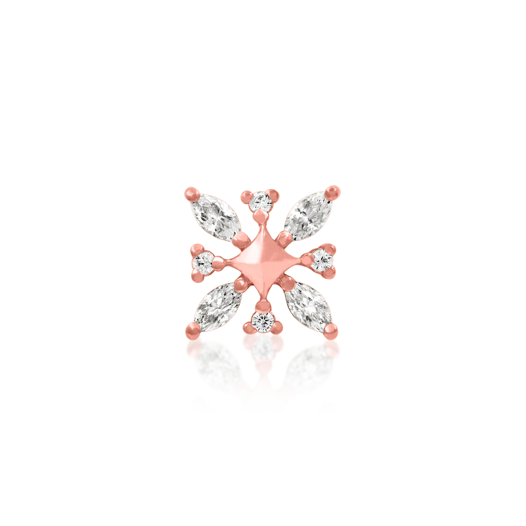 SNOWFLAKE ELSA - THREADLESS END *PRE-ORDER* Junipurr Jewelry