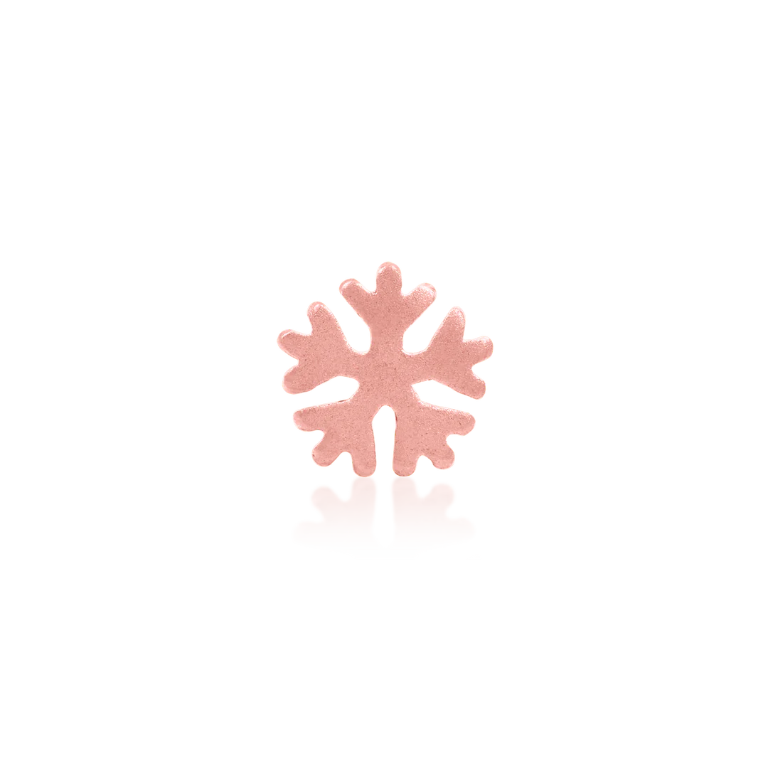 SNOWFLAKE SANDBLAST - THREADLESS END *PRE-ORDER* Junipurr Jewelry