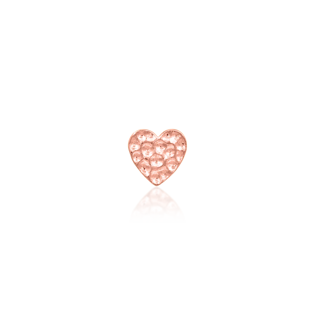 HAMMERED HEART - THREADLESS END *PRE-ORDER* Junipurr Jewelry