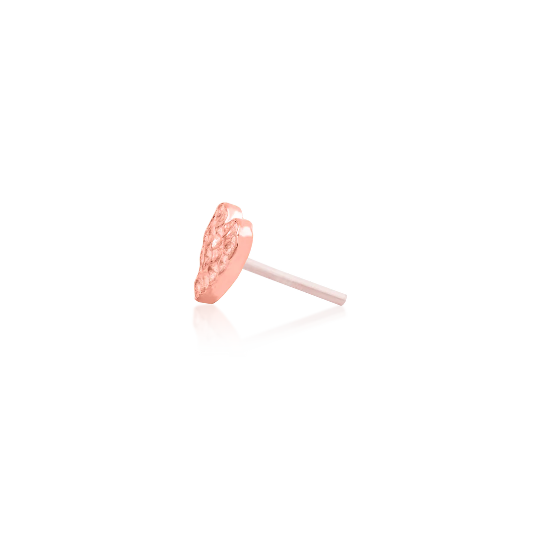 HAMMERED HEART - THREADLESS END *PRE-ORDER* Junipurr Jewelry