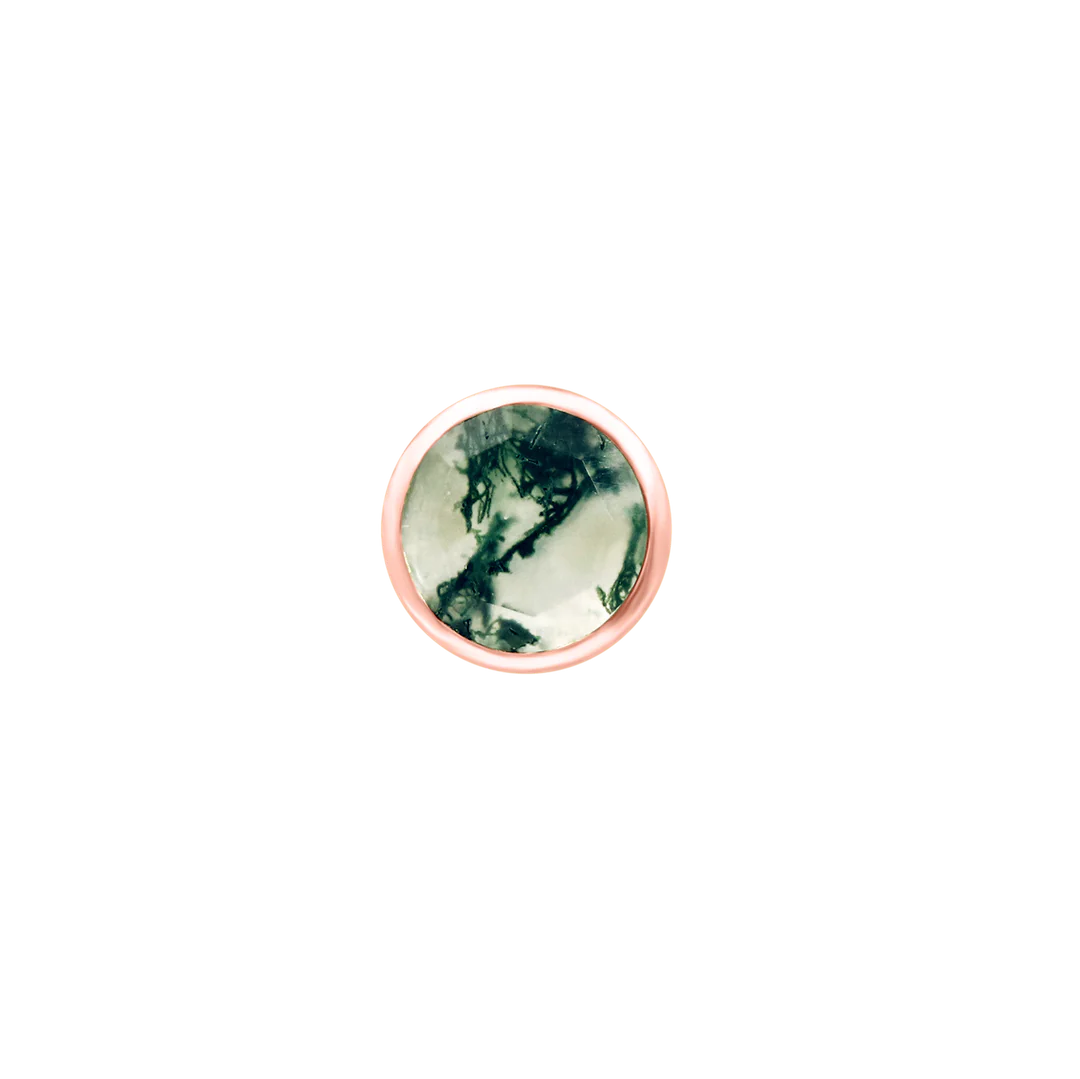 MOSS CAB - THREADLESS END *PRE-ORDER* Junipurr Jewelry
