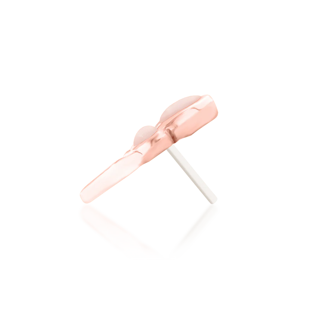TULIA + ROSE QUARTZ - THREADLESS END *PRE-ORDER* Junipurr Jewelry