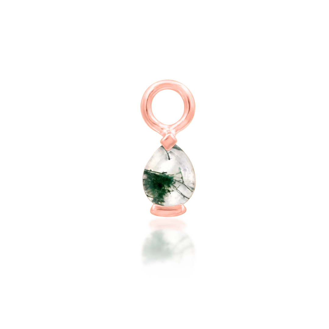 URSULA II + MOSS AGATE - CHARM *PRE-ORDER* Junipurr Jewelry