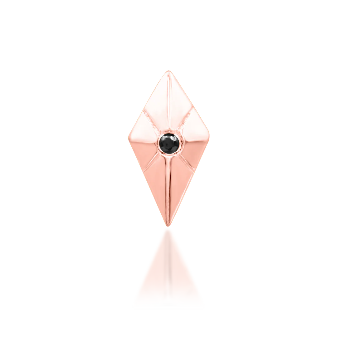 VESPER + BLACK CZ - THREADLESS END *PRE-ORDER* Junipurr Jewelry