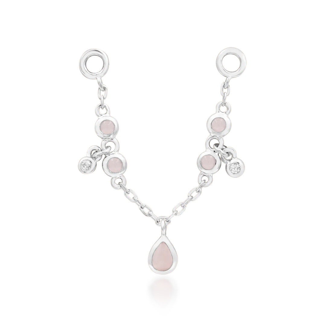 BELLAROSE + ROSE QUARTZ - CHAIN *PRE-ORDER* Junipurr Jewelry