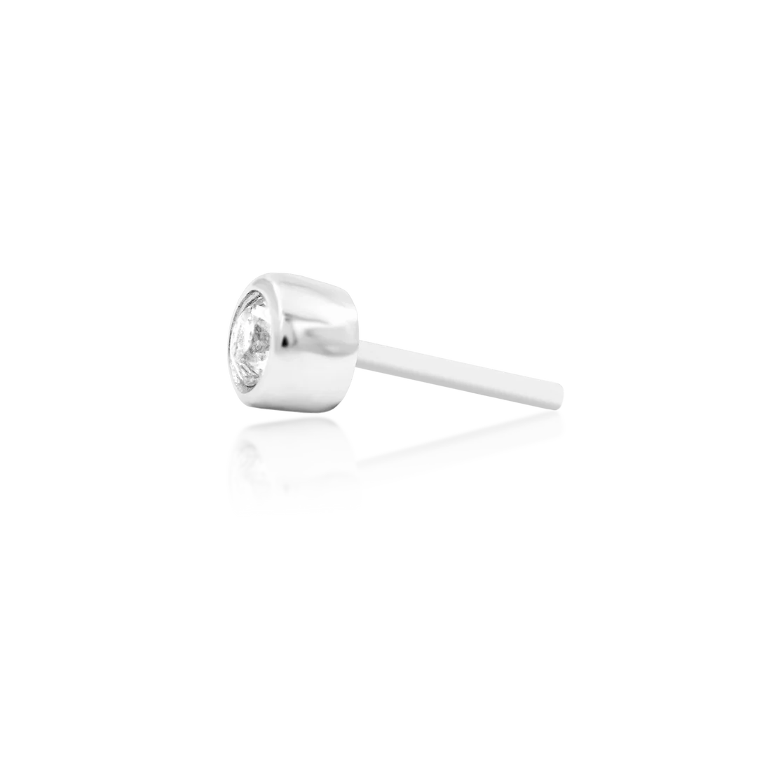 BEZEL CZ - THREADLESS END *PRE-ORDER* Junipurr Jewelry