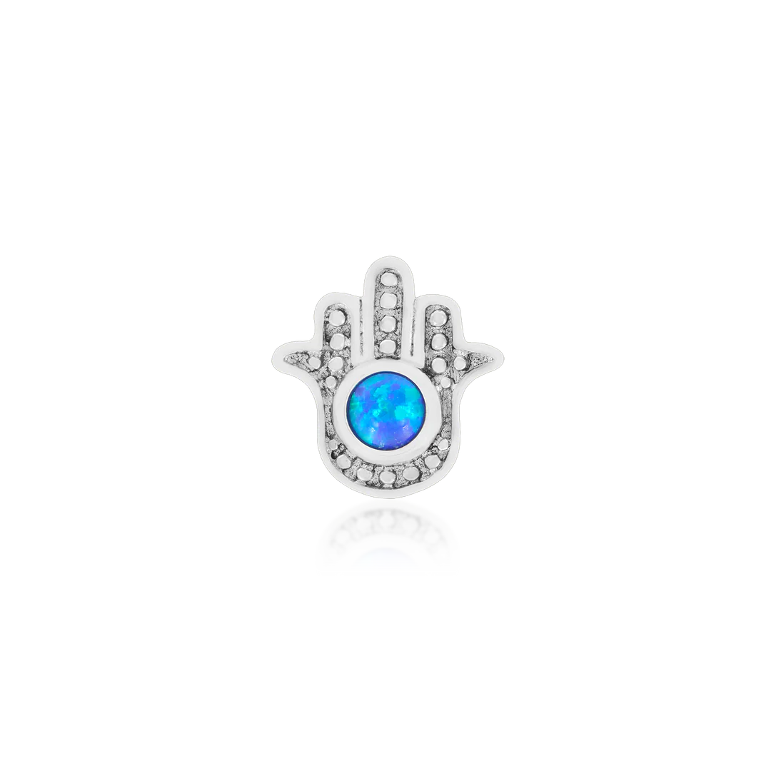 BLUE HAMSA - THREADLESS END *PRE-ORDER* Junipurr Jewelry