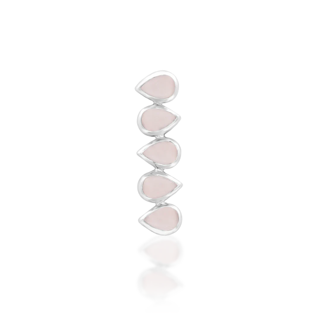 BLUSHING + ROSE QUARTZ - THREADLESS END *PRE-ORDER* Junipurr Jewelry