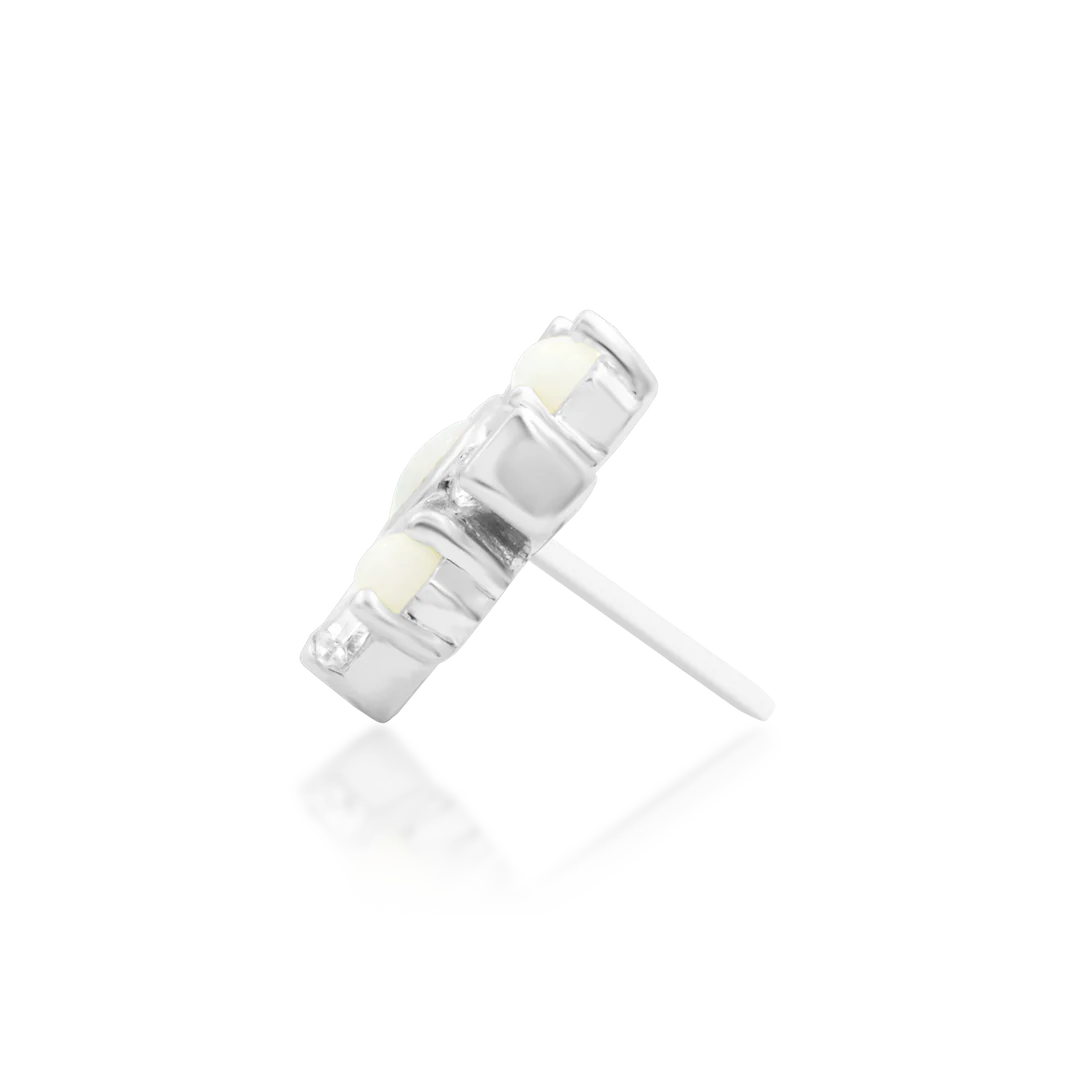 CAREY + OPAL - THREADLESS END *PRE-ORDER* Junipurr Jewelry