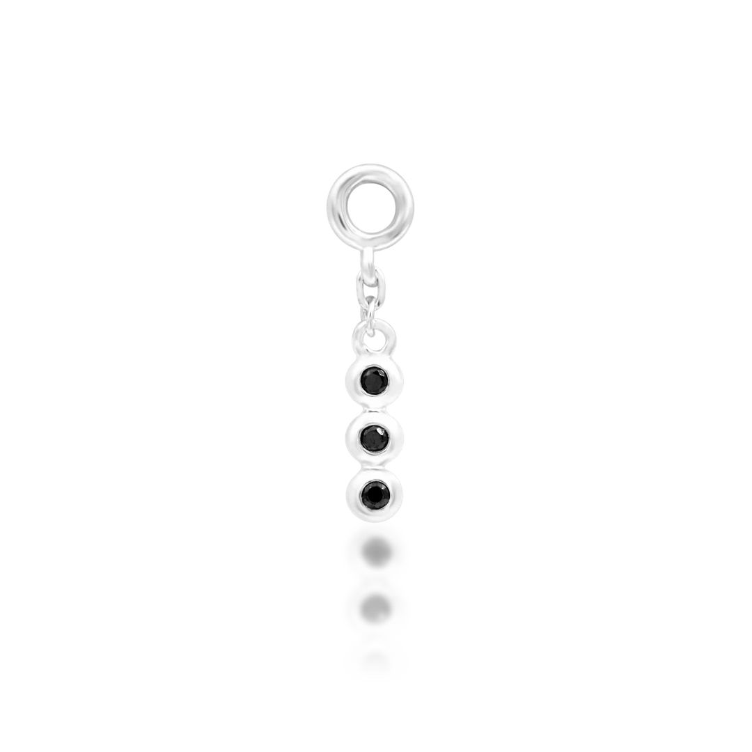 COHEN + BLACK CZ - CHARM *PRE-ORDER* Junipurr Jewelry
