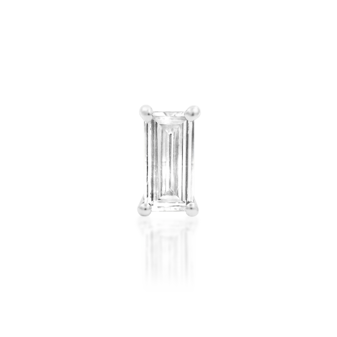 DIAMOND BAGUETTE - THREADLESS END *PRE-ORDER* Junipurr Jewelry