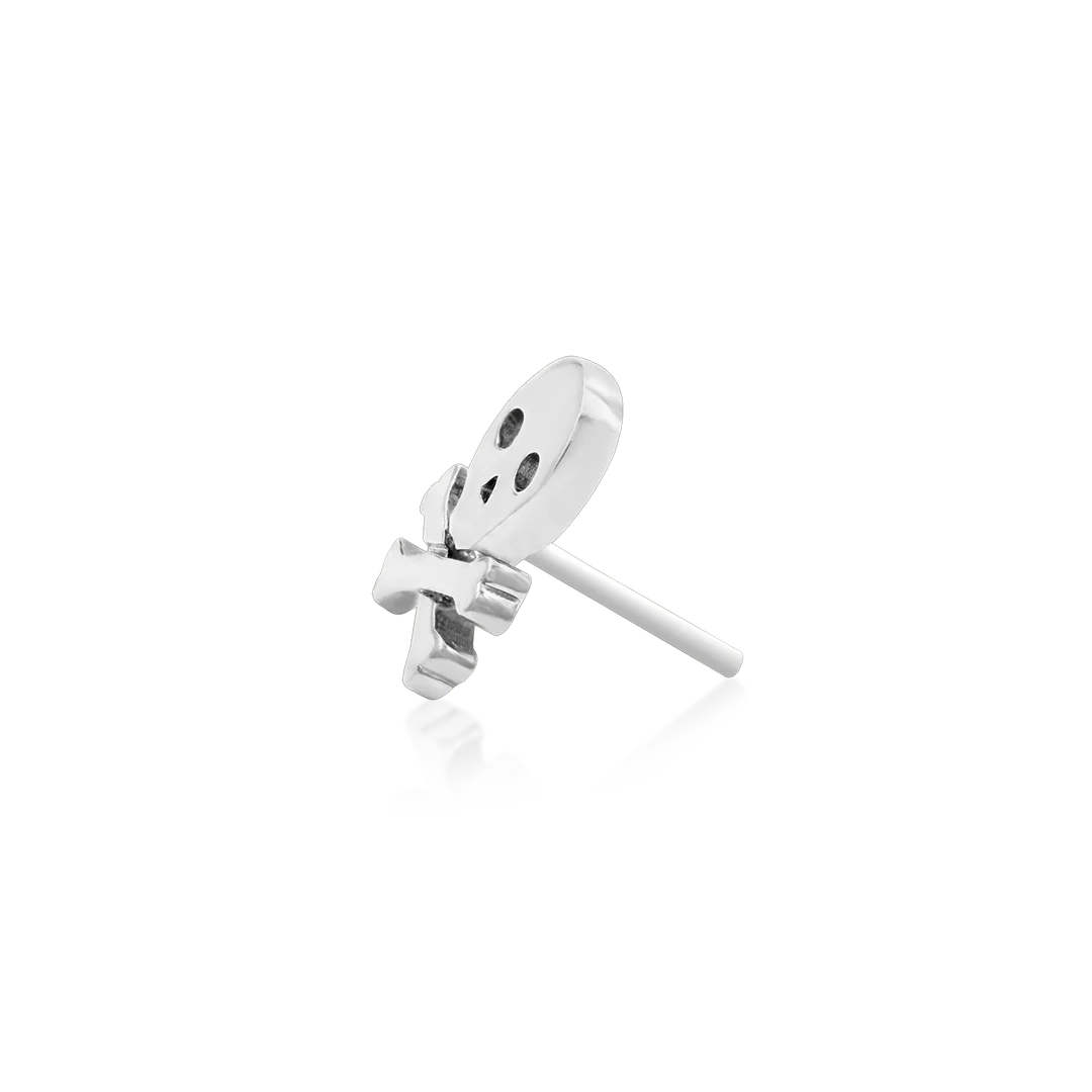 SKULL CROSSBONE - THREADLESS END *PRE-ORDER* Junipurr Jewelry