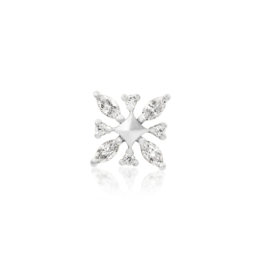 SNOWFLAKE ELSA - THREADLESS END *PRE-ORDER* Junipurr Jewelry