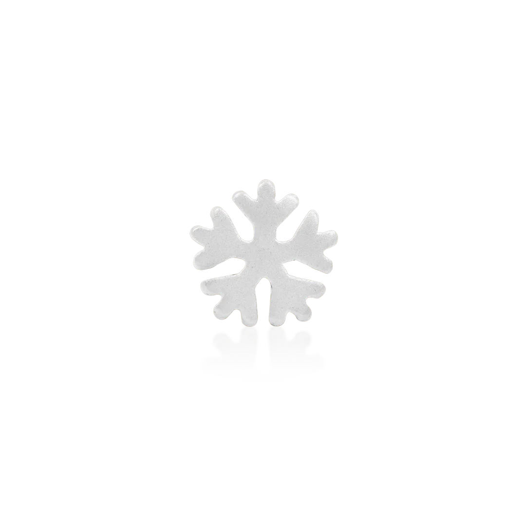 SNOWFLAKE SANDBLAST - THREADLESS END *PRE-ORDER* Junipurr Jewelry