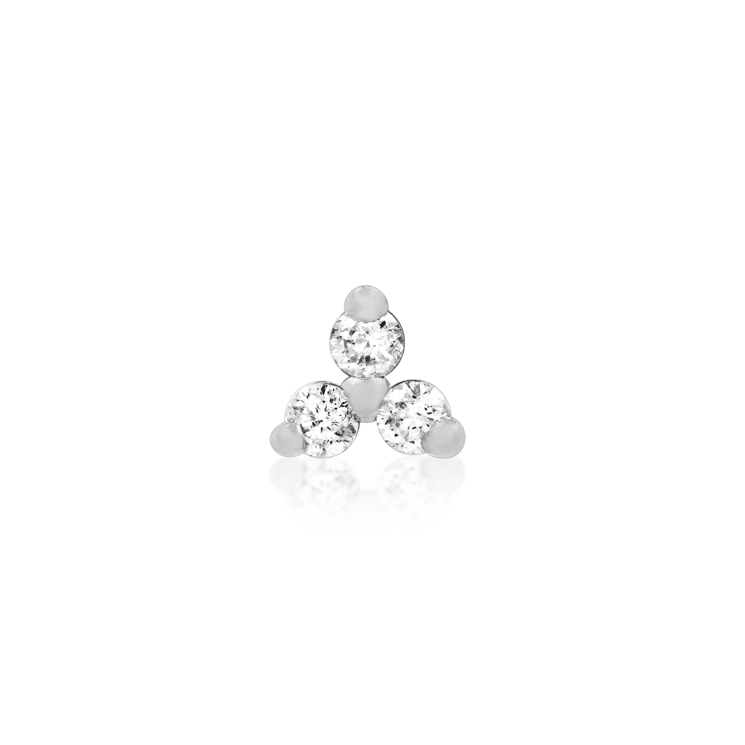 TRINITY CZ - THREADLESS END *PRE-ORDER* Junipurr Jewelry