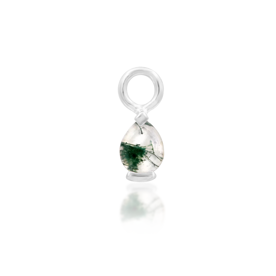 URSULA II + MOSS AGATE - CHARM *PRE-ORDER* Junipurr Jewelry