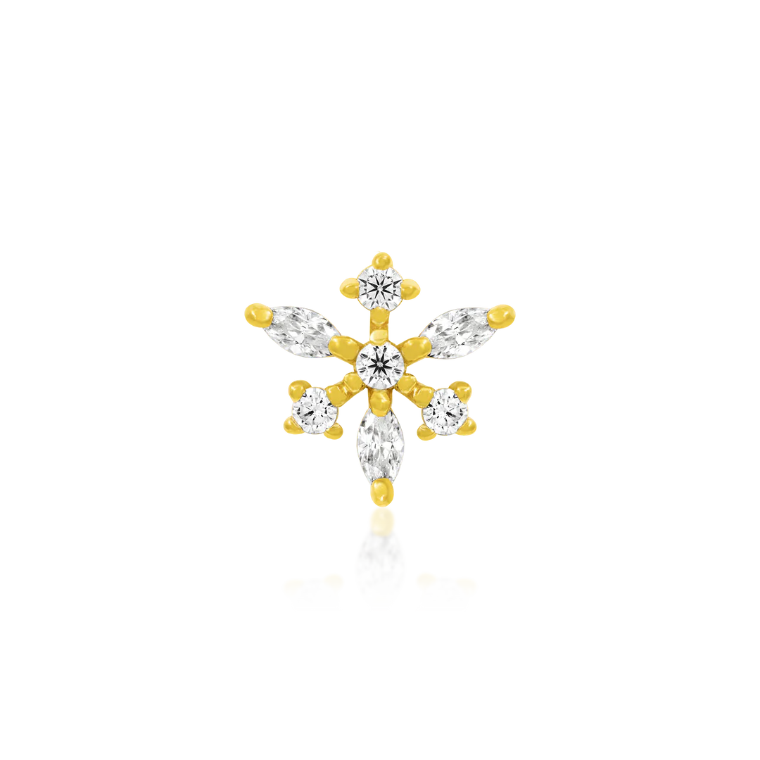SNOWFLAKE-ANNA - THREADLESS END *PRE-ORDER* Junipurr Jewelry