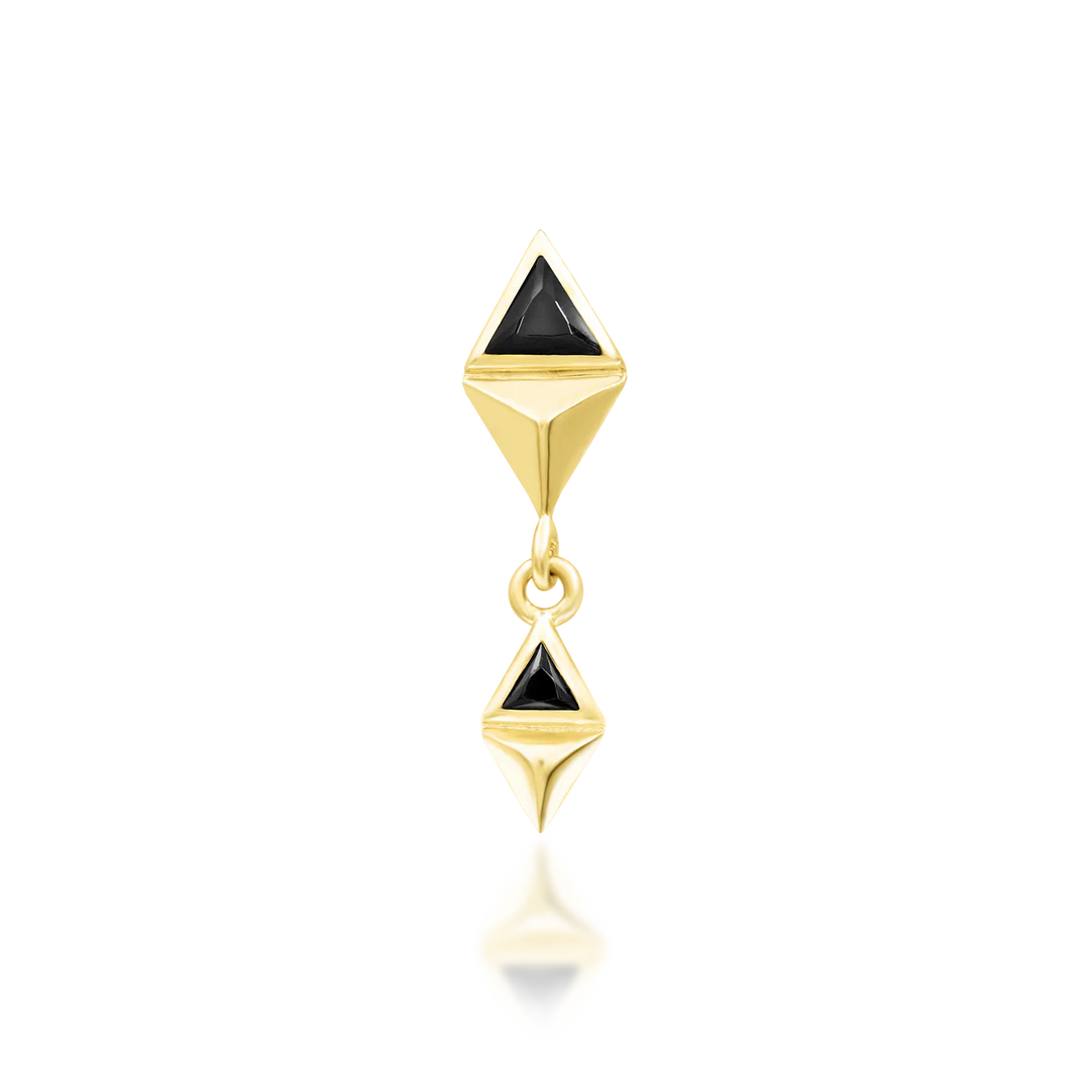 ANITHA + BLACK CZ - THREADLESS END *PRE-ORDER* Junipurr Jewelry