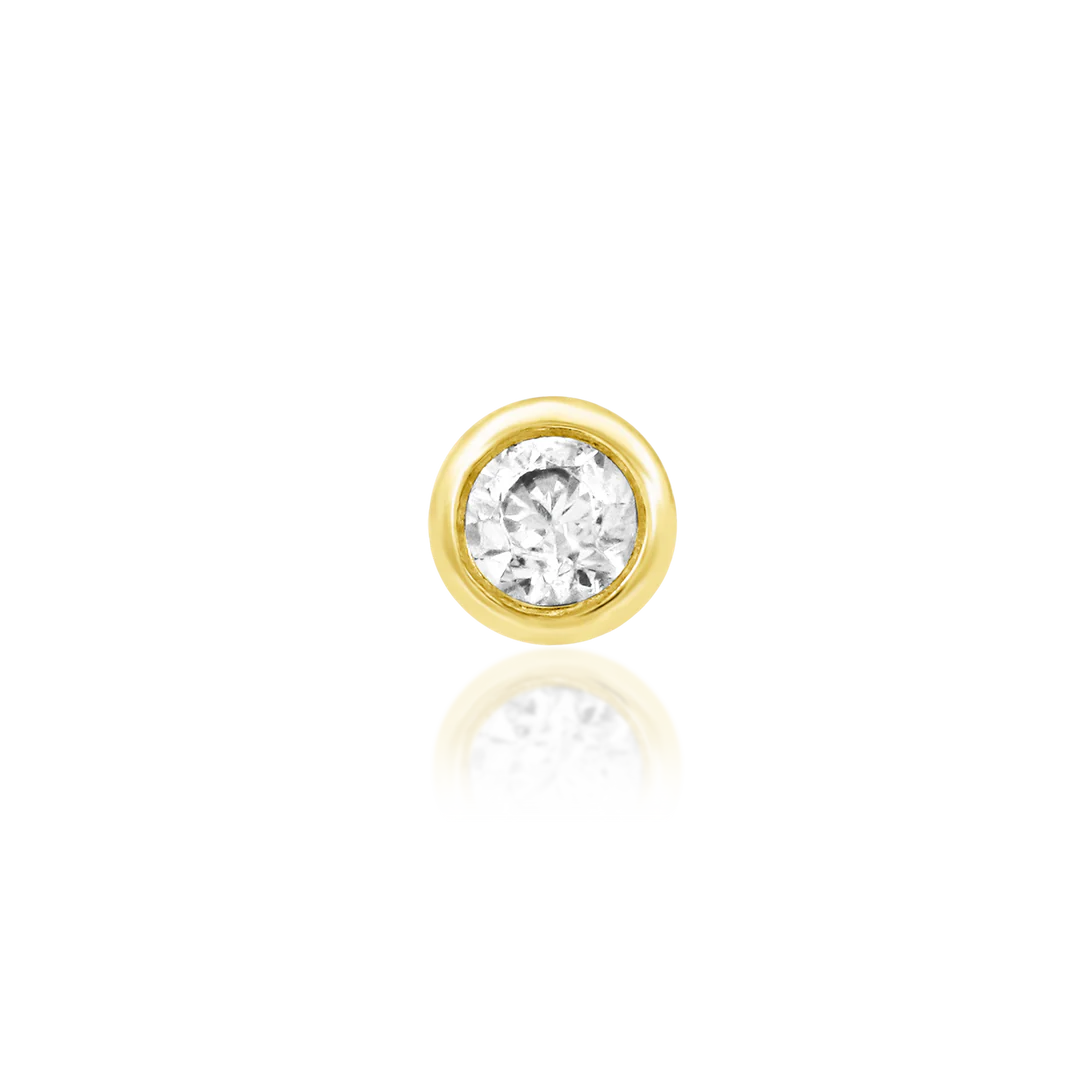 BEZEL CZ - THREADLESS END *PRE-ORDER* Junipurr Jewelry