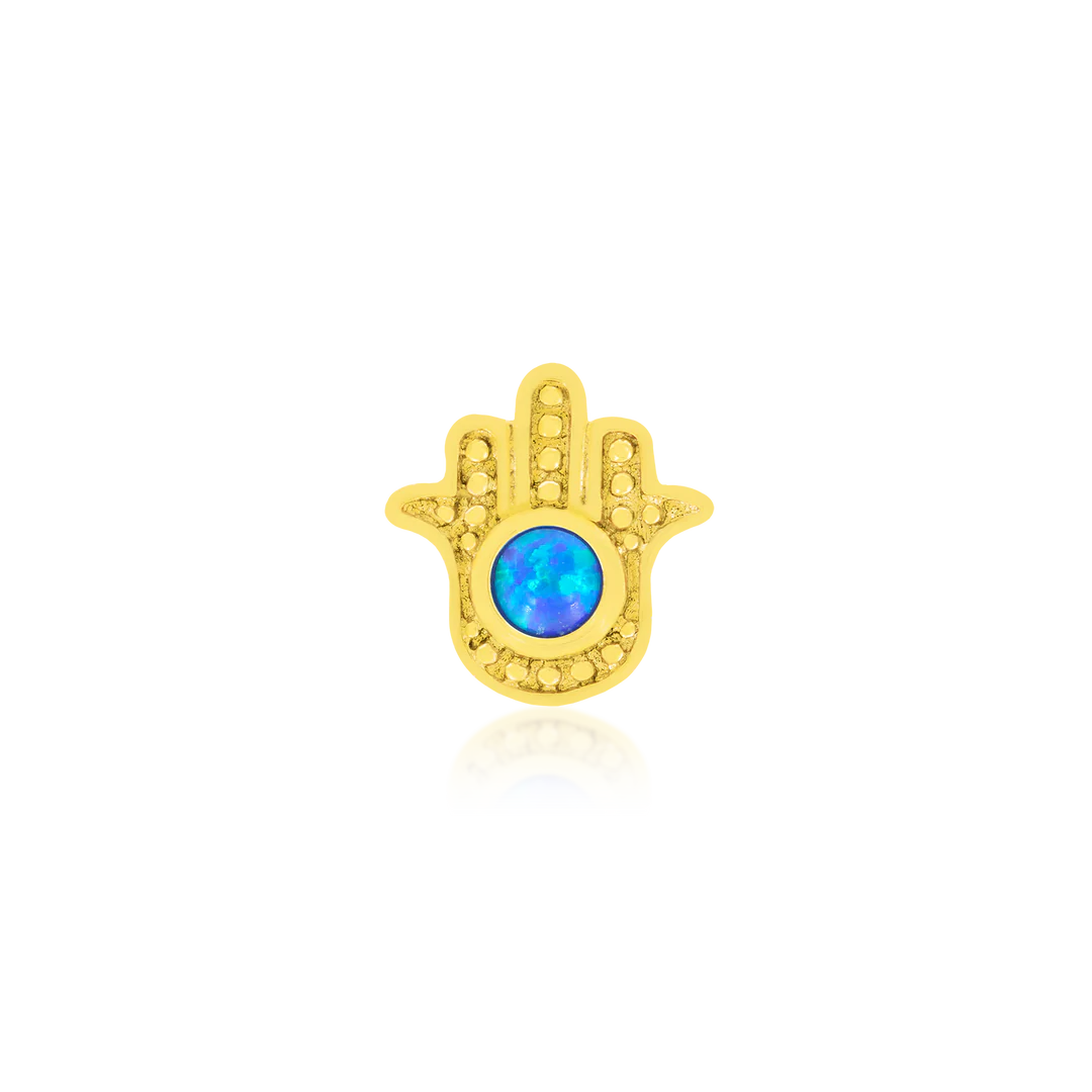 BLUE HAMSA - THREADLESS END *PRE-ORDER* Junipurr Jewelry