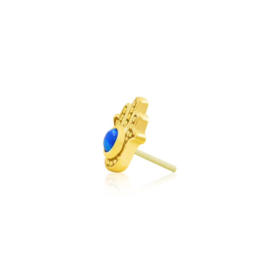 BLUE HAMSA - THREADLESS END *PRE-ORDER* Junipurr Jewelry