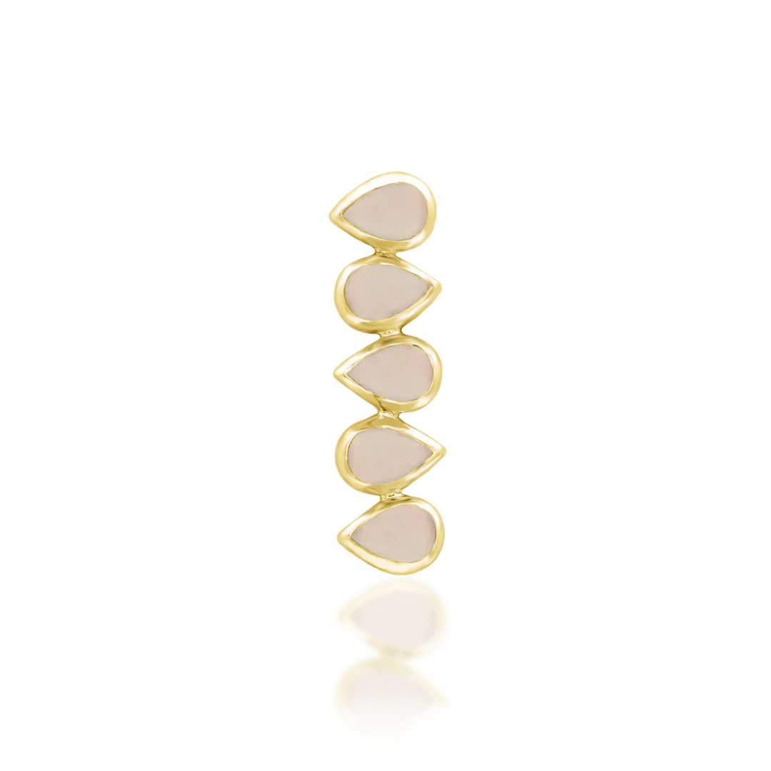 BLUSHING + ROSE QUARTZ - THREADLESS END *PRE-ORDER* Junipurr Jewelry
