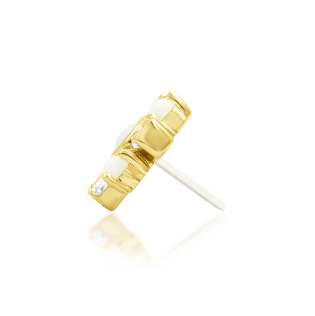 CAREY + OPAL - THREADLESS END *PRE-ORDER* Junipurr Jewelry
