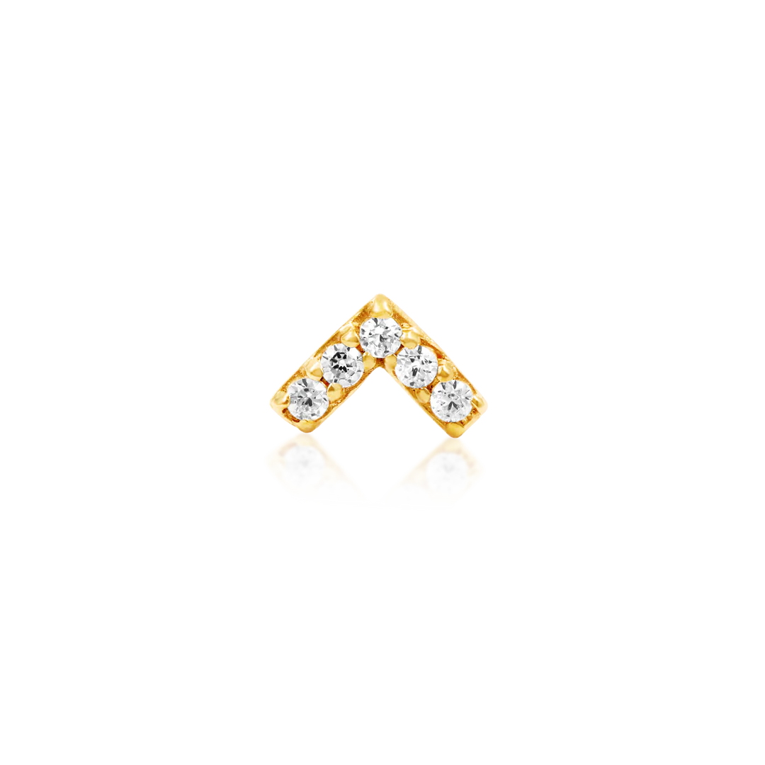 CHEVRON - THREADLESS END *PRE-ORDER* Junipurr Jewelry