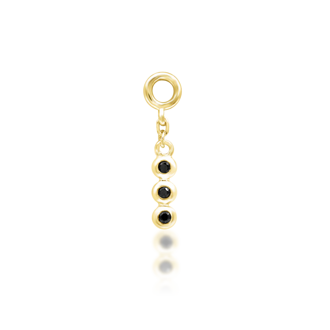 COHEN + BLACK CZ - CHARM *PRE-ORDER* Junipurr Jewelry