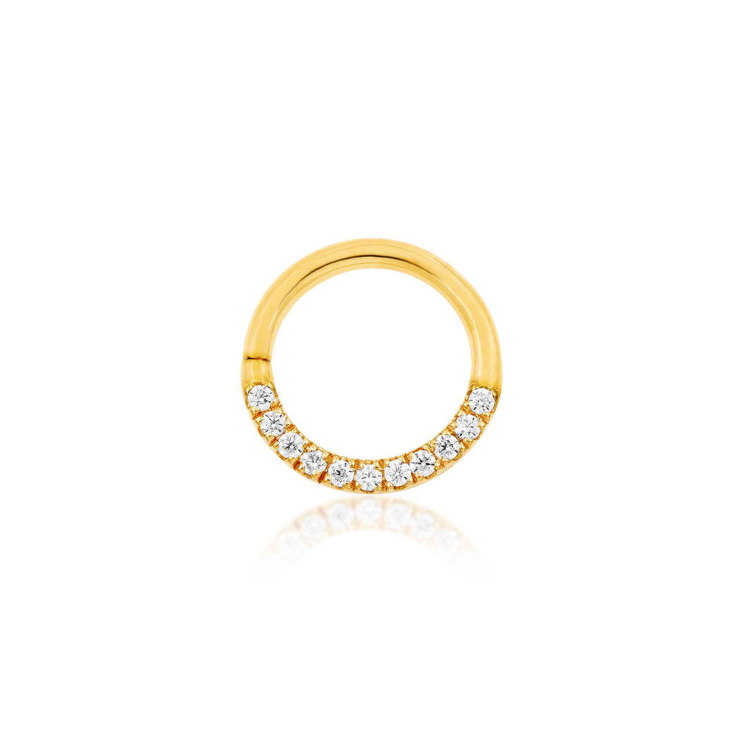 GOLD CZ SEAM RING - SEAM RING *PRE-ORDER* Junipurr Jewelry