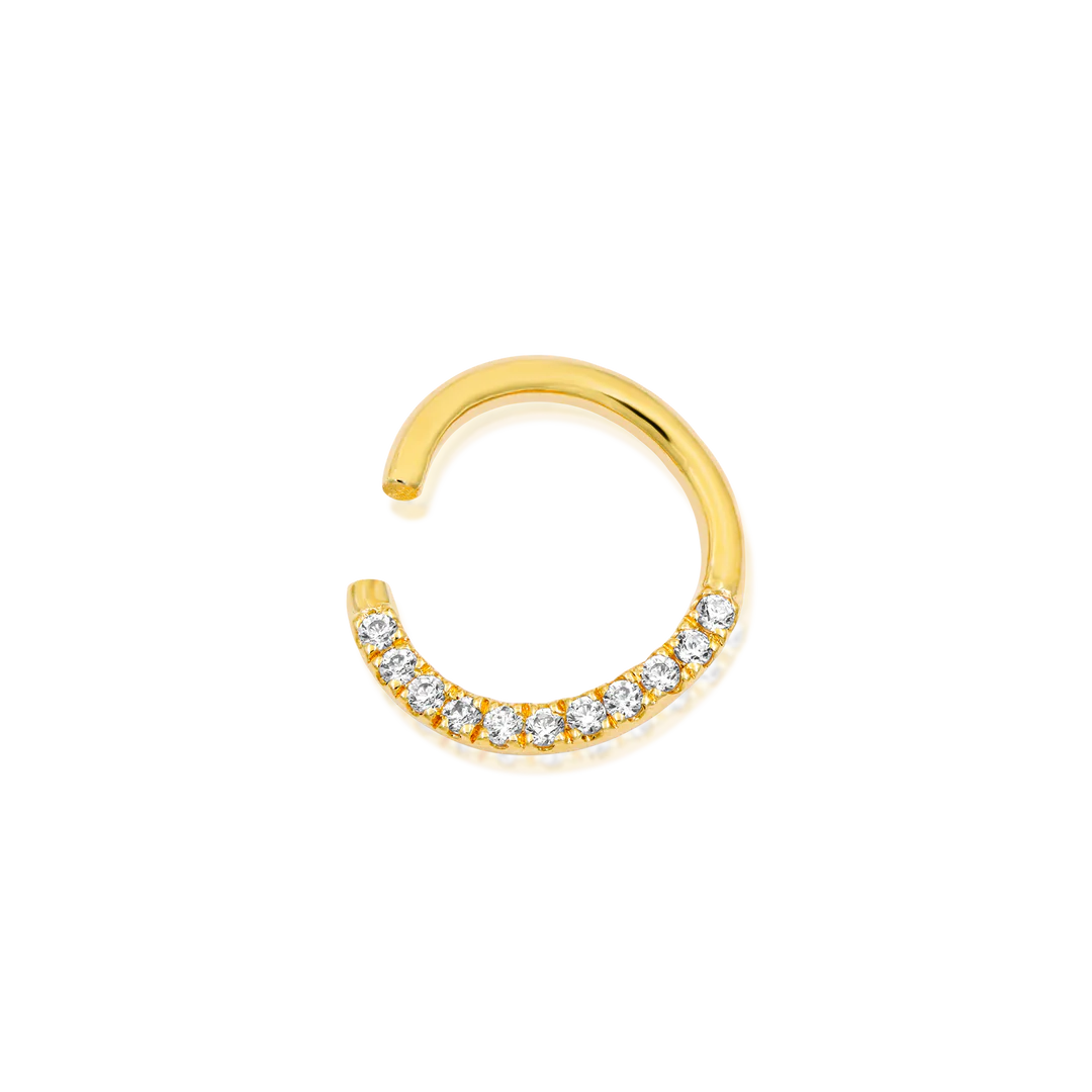 GOLD CZ SEAM RING - SEAM RING *PRE-ORDER* Junipurr Jewelry