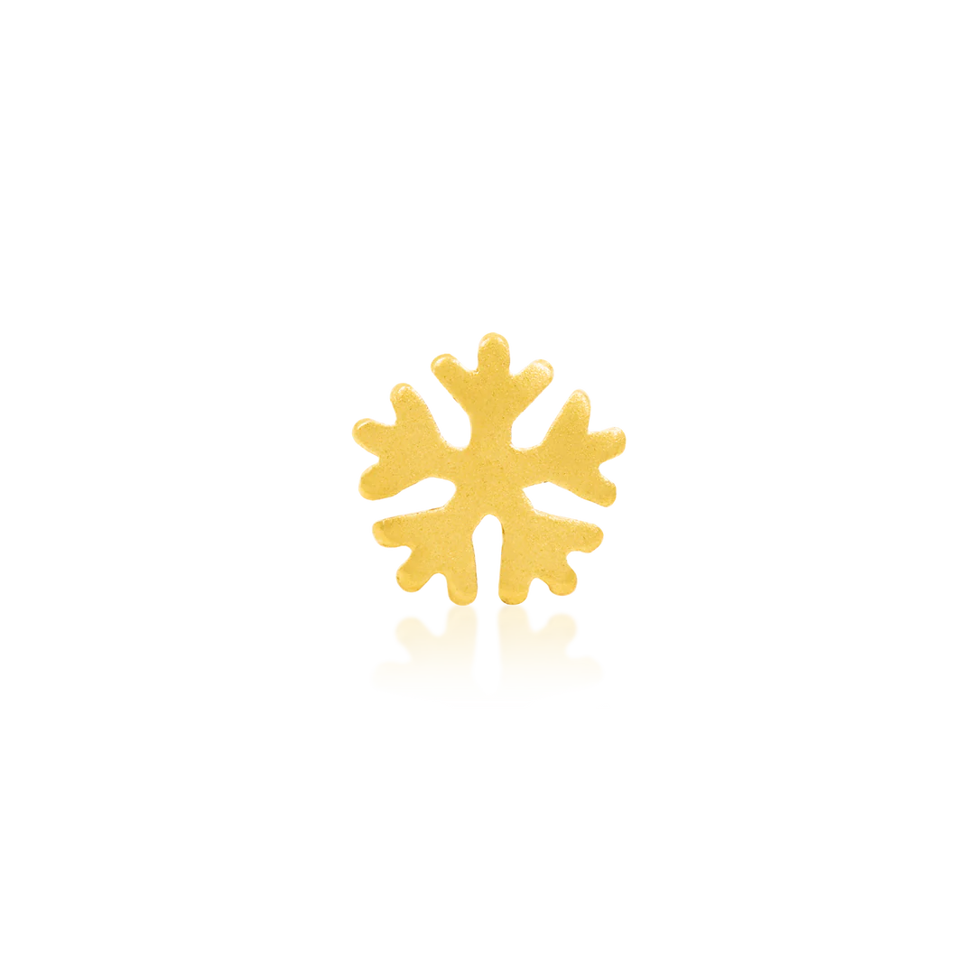 SNOWFLAKE SANDBLAST - THREADLESS END *PRE-ORDER* Junipurr Jewelry