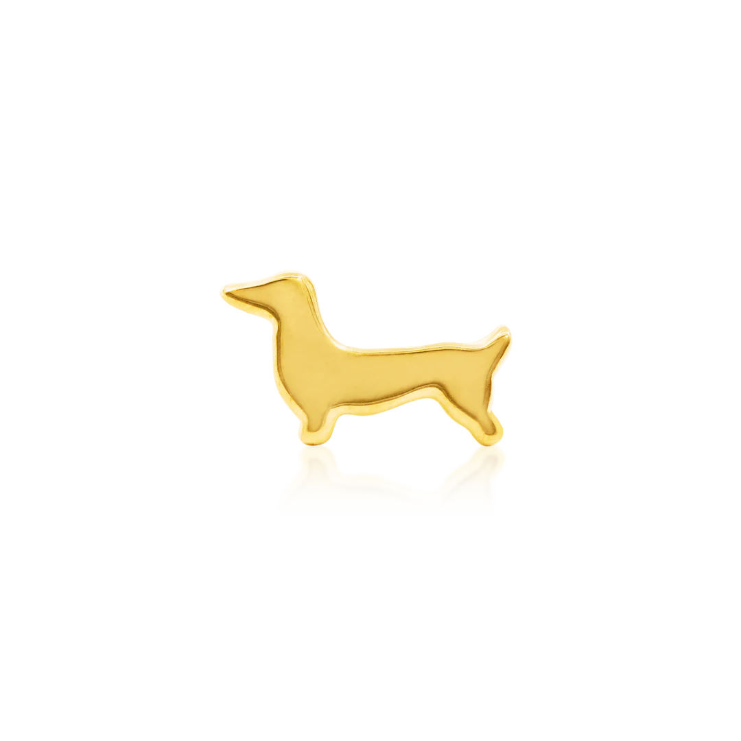WEINER DOG - THREADLESS END *PRE-ORDER* Junipurr Jewelry