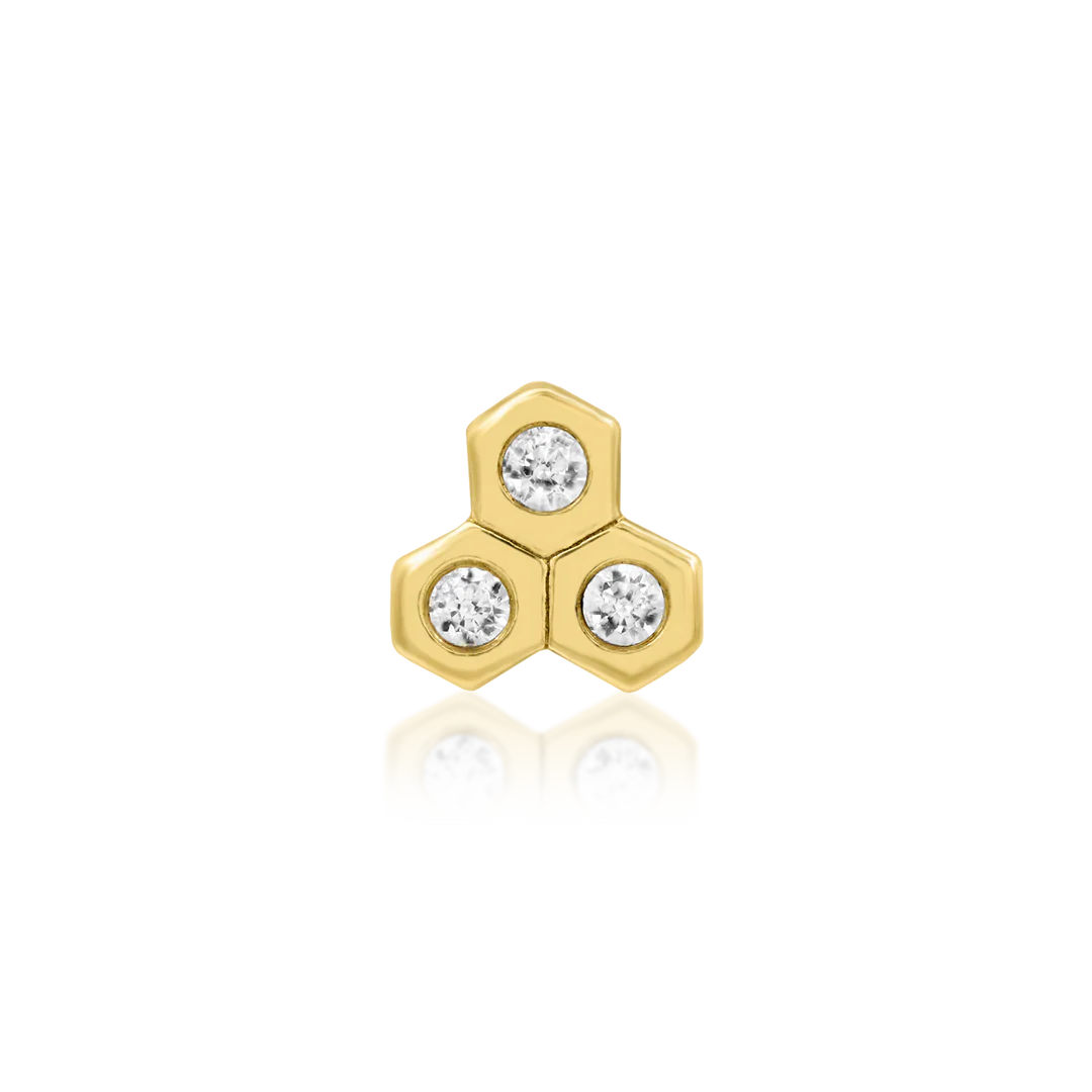 TRI-HIVE - THREADLESS END *PRE-ORDER* Junipurr Jewelry