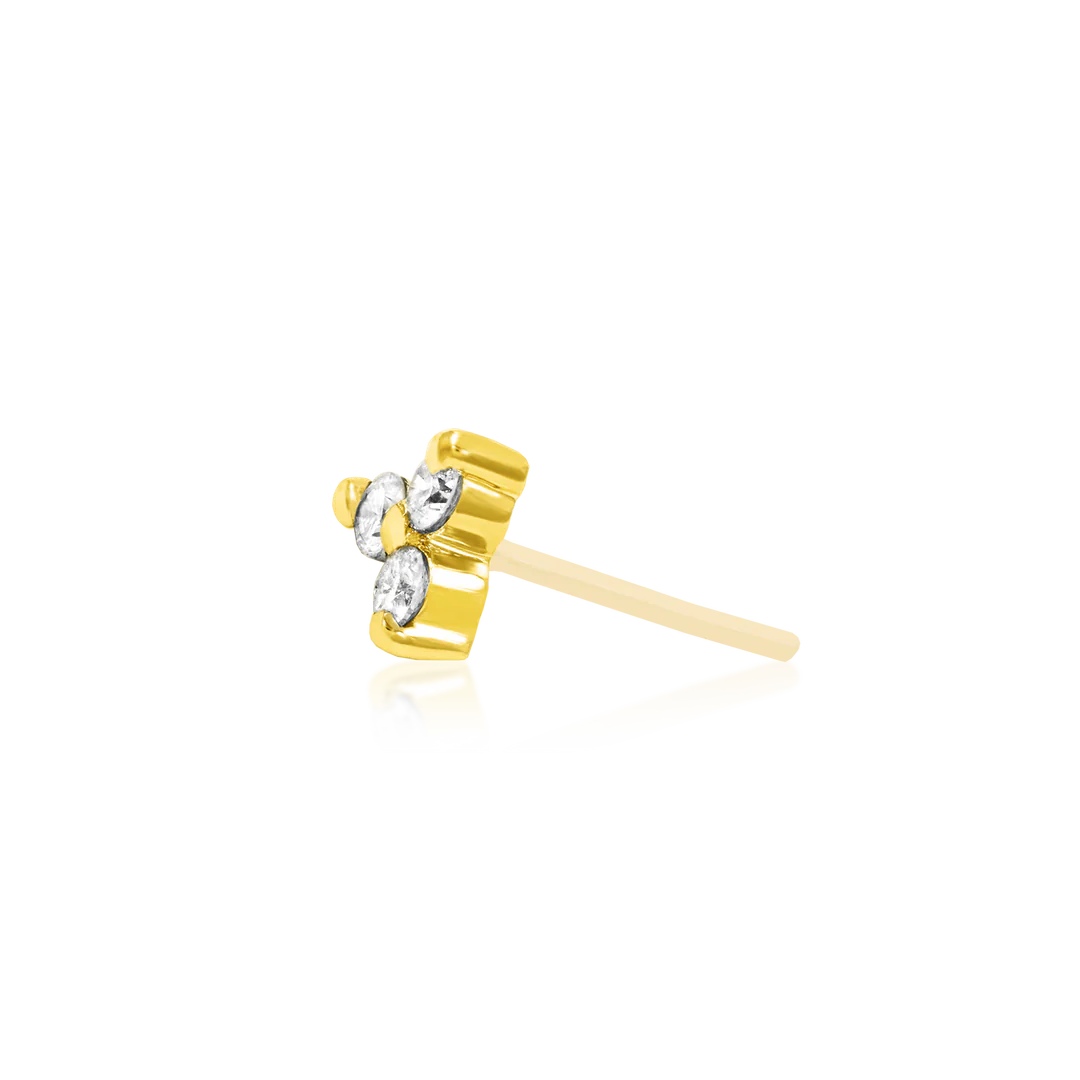 TRINITY CZ - THREADLESS END *PRE-ORDER* Junipurr Jewelry