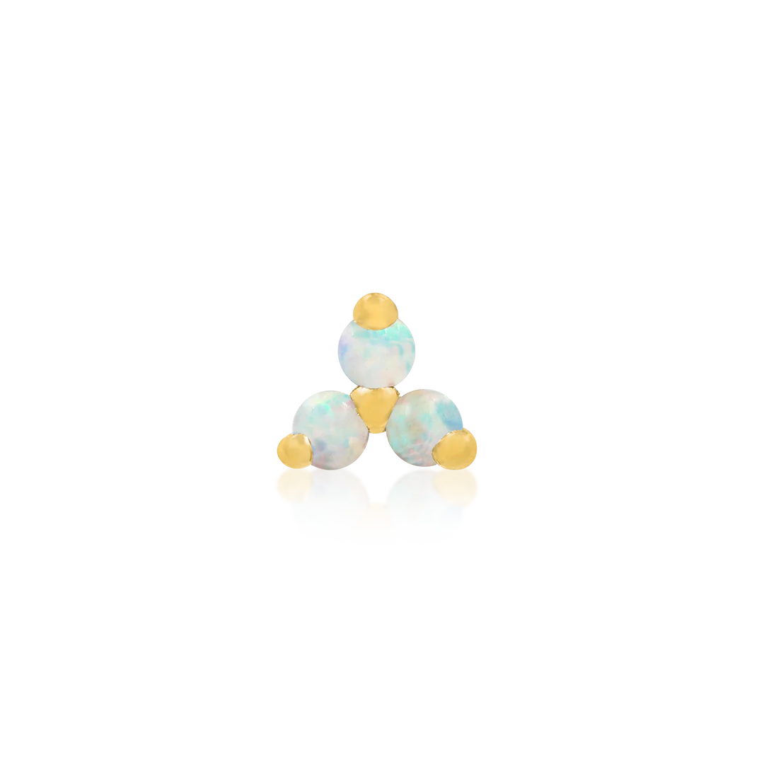 TRINITY OPAL - THREADLESS END *PRE-ORDER* Junipurr Jewelry
