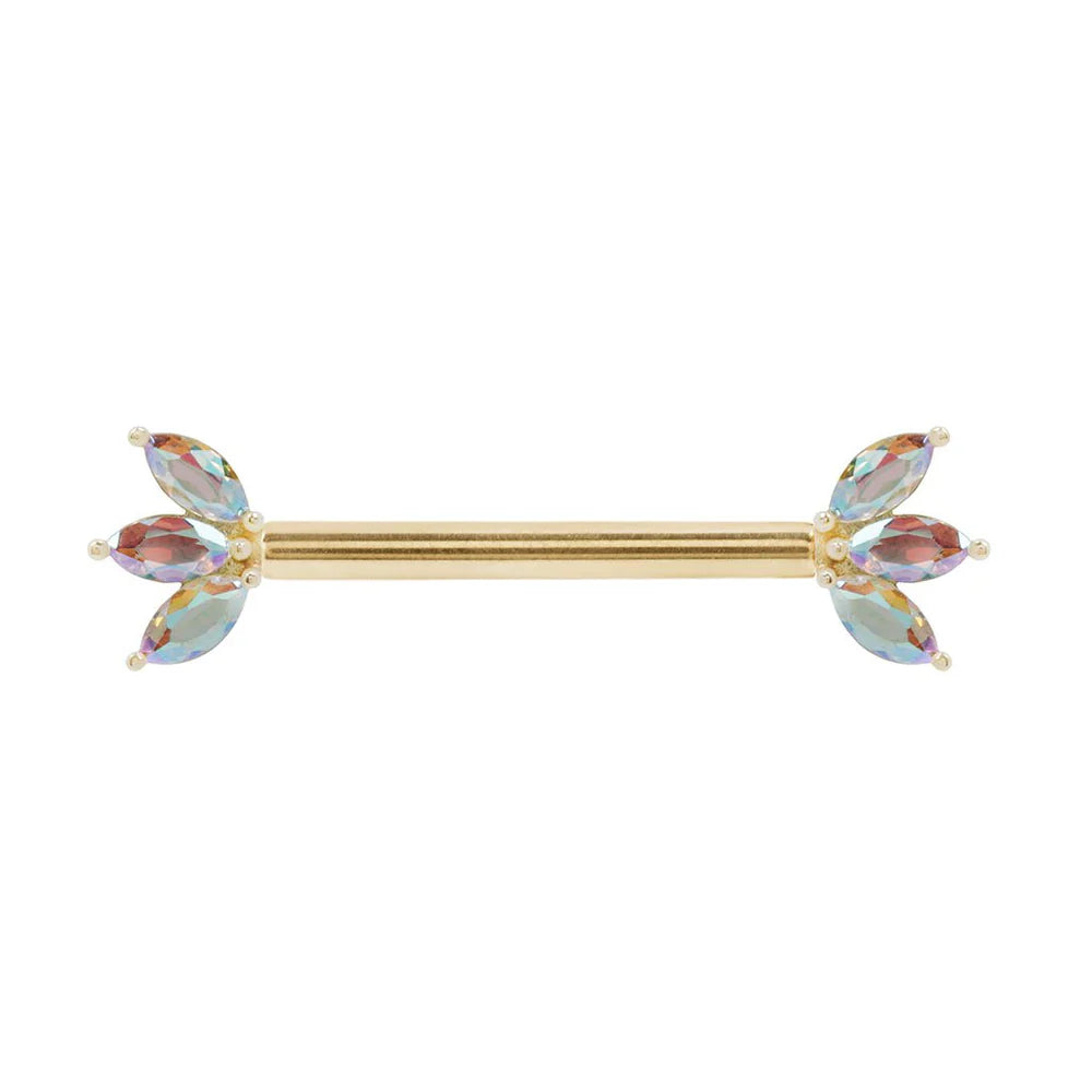 MOET + MERCURY MIST TOPAZ + FORWARD FACING - THREADLESS END *PRE-ORDER* Buddha Jewelry