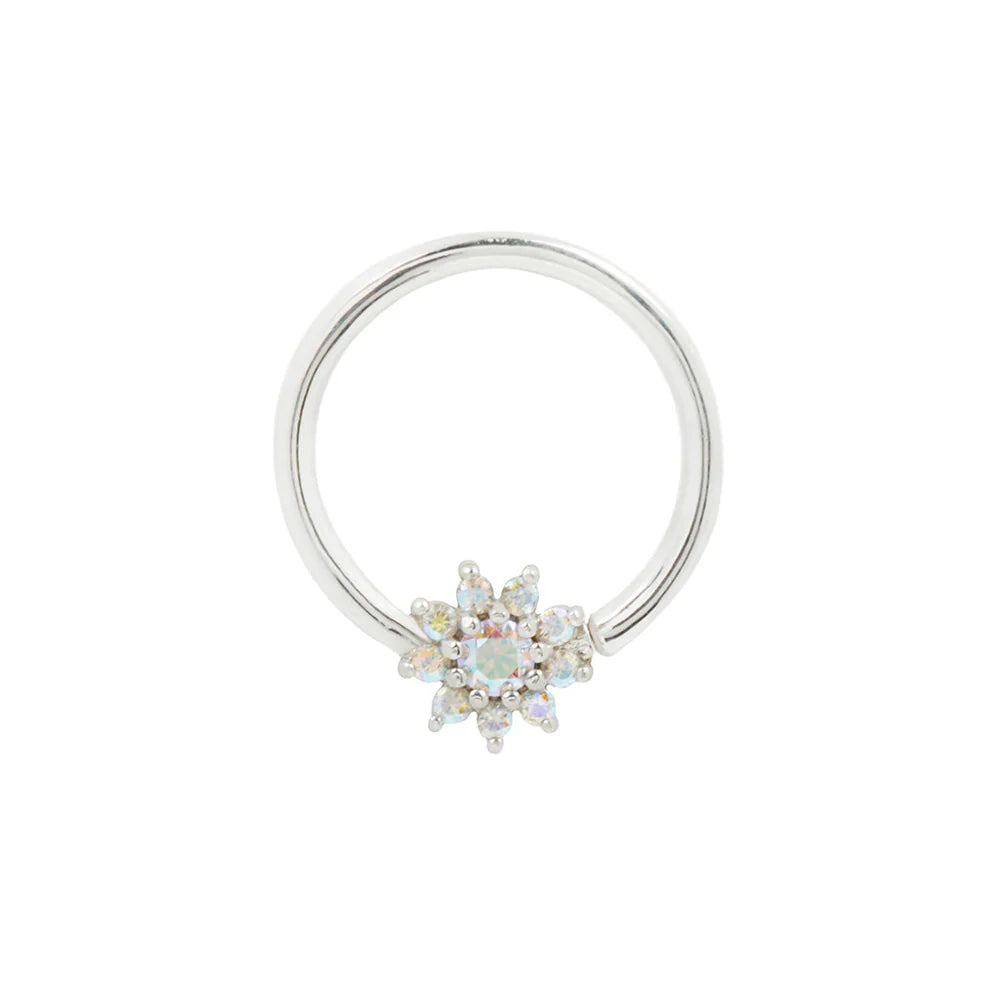 ELOISE + MERCURY MIST TOPAZ - SEAM RING *PRE-ORDER* Buddha Jewelry