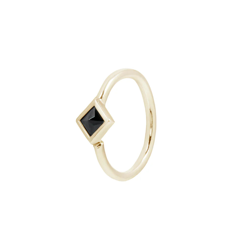 MAE + BLACK SPINEL - SEAM RING *PRE-ORDER* Buddha Jewelry