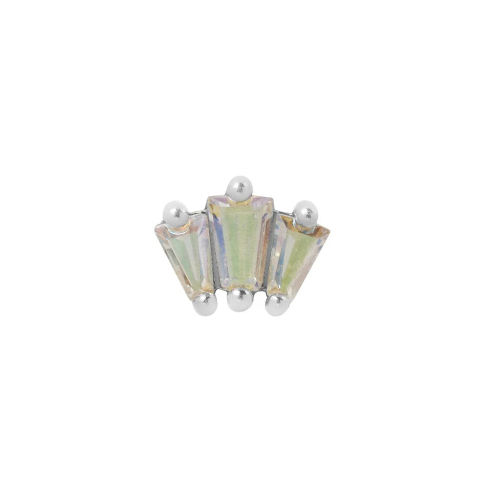 GEMMA TRIOS + MERCURY MIST TOPAZ - THREADLESS END *PRE-ORDER* Buddha Jewelry
