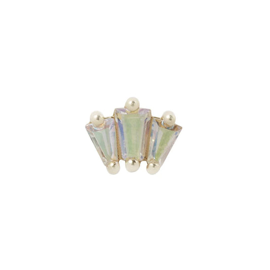 GEMMA TRIOS + MERCURY MIST TOPAZ - THREADLESS END *PRE-ORDER* Buddha Jewelry