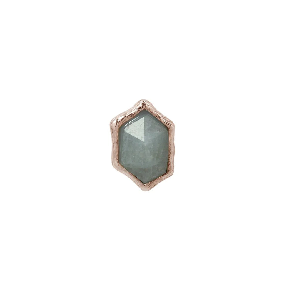 PUMP UP THE VOLUME + AQUAMARINE - THREADLESS END *PRE-ORDER* Buddha Jewelry