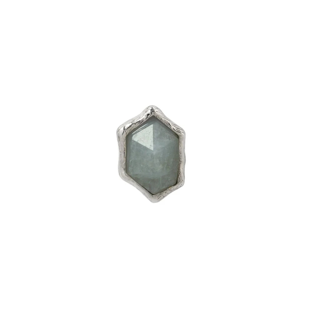 PUMP UP THE VOLUME + AQUAMARINE - THREADLESS END *PRE-ORDER* Buddha Jewelry