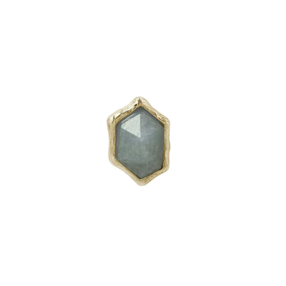 PUMP UP THE VOLUME + AQUAMARINE - THREADLESS END *PRE-ORDER* Buddha Jewelry
