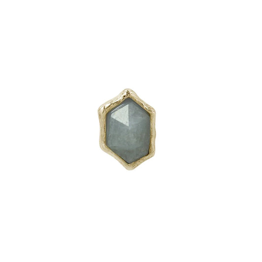 PUMP UP THE VOLUME + AQUAMARINE - THREADLESS END *PRE-ORDER* Buddha Jewelry