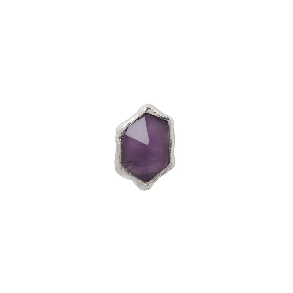 PUMP UP THE VOLUME + AMETHYST - THREADLESS END *PRE-ORDER* Buddha Jewelry