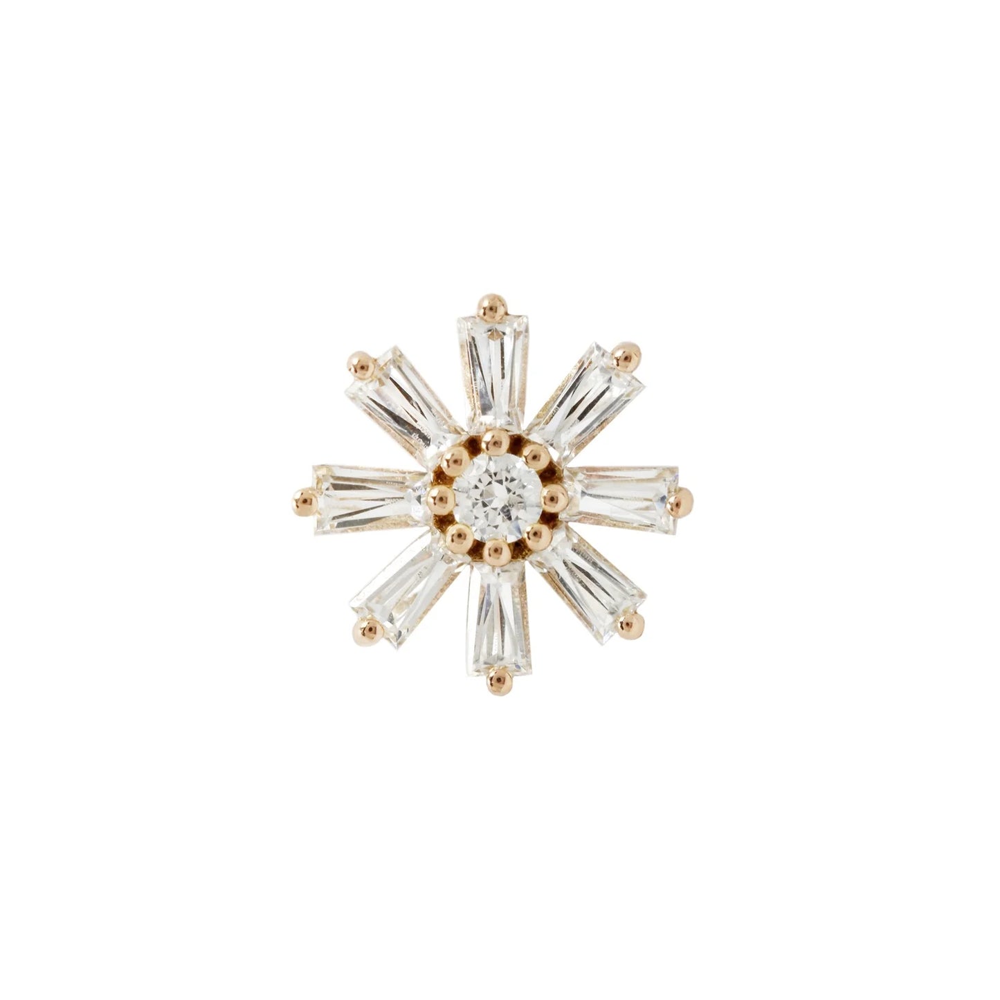 DELIAH BAGUETTE FLOWER - THREADLESS END *PRE-ORDER* Buddha Jewelry