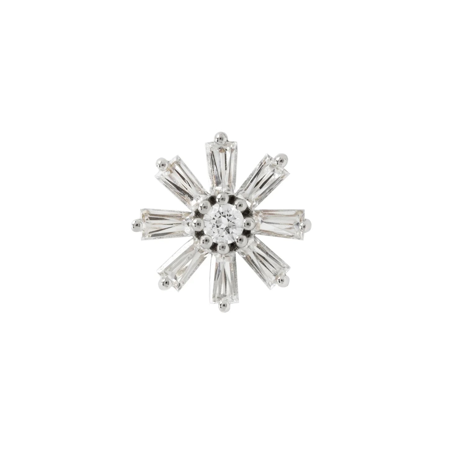 DELIAH BAGUETTE FLOWER - THREADLESS END *PRE-ORDER* Buddha Jewelry